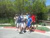 Hikers at the Bonneville Shoreline trailhead 